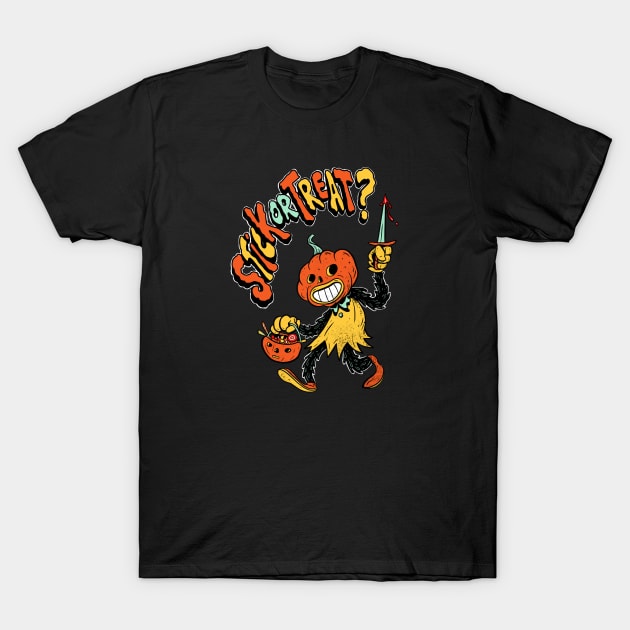 Stick or Treat T-Shirt by RudeOne